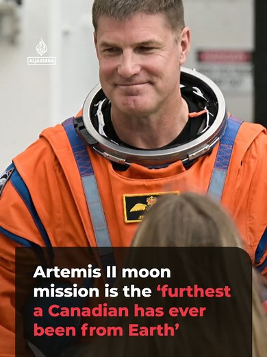 Canadian Space Agency President Lisa Campbell expresses her pride as the Artemus II moon orbiting mission carries the first Canadian to the moon along with three Americans.