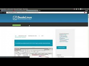 como instalar projectlibre - alternativa a MS project en linux - projectlibre