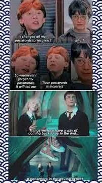 Password Logic x Magical Comebacks Meme Pack”#viral#harrypotter #funnymemes #trending