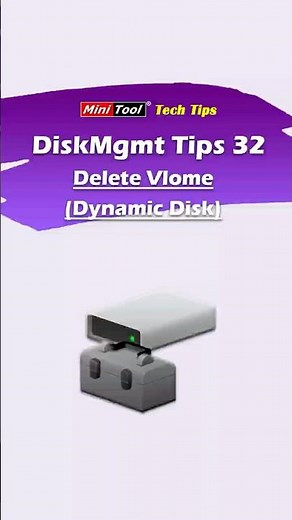 How to Delete a Dynamic Volume in Windows Disk Management? #windowstips #windows #diskmanagement