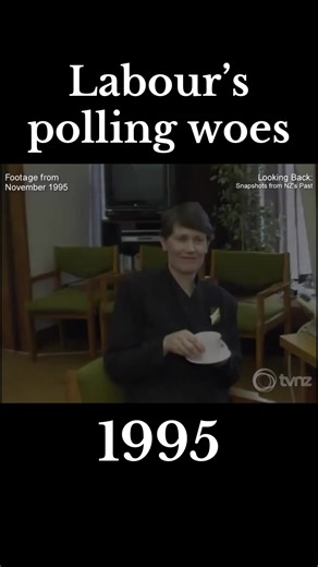 Labour’s polling woes (1995). #NZPolitics #NewZealand