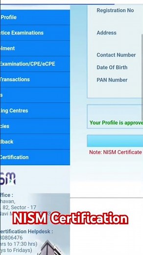 How to download NISM Certificate after passed the exam #nismcertificate #nismseriesVA