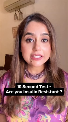 Simarpreet Kaur on Instagram: "Do you have insulin resistance? Do this one step test at home..! #insulin #insulinresistance #hometest #diabetes #feelgreat #instareels"