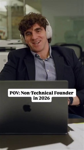 Technical Founder in 2026 😍👏