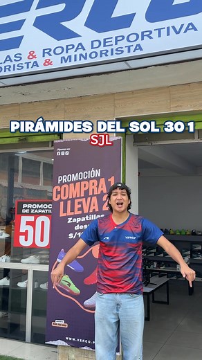 8.2K views · 105 reactions | ⚽ ¡Golazo del año con VERCO!  Modelo Evolution de S/179.90 a solo S/119.90 Incluye media futsalera GRATIS 罹 ✅ TPU + Flyknit + suela antideslizante Av. Pirámide del Sol 301 – SJL Potencia de barrio, calidad que se siente Producido por: @paraderocreativoperu #VercoPerú #ModeloEvolution #PromoOctubre #ZapatillasFutsal #CalzadoDeportivo #SJLConEstilo #AvanzaSinLímites | Verco Perú | Facebook