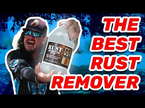 The Best Chemical for Removing Rust, Tire Marks, and Brightening Concrete (Rust Remover Plus)
