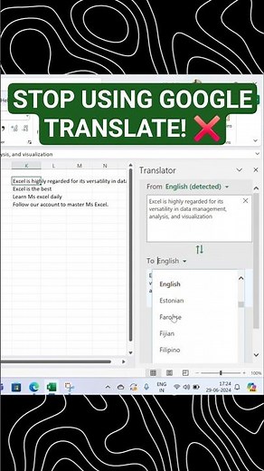 The EASIEST Way to Translate Text in Excel Without Leaving the Spreadsheet