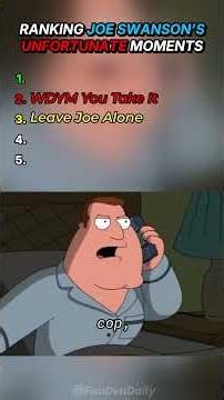 Ranking Joe Swanson’s Most Unfortunate Moments