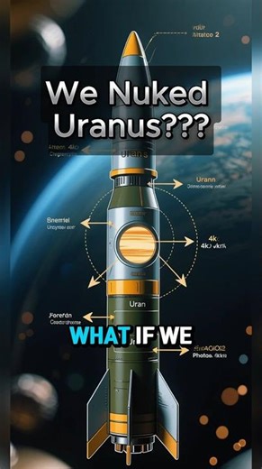 What If We Nuked Uranus? #spacesimulation #uranus #shorts