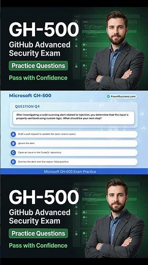 Microsoft GH-500 | GitHub Advanced Security Practice
