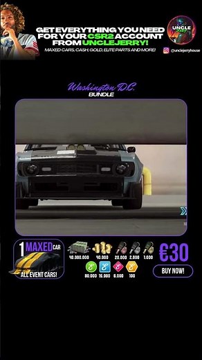 CSR2 WASHINGTON D.C. EVENT CARS | CSR RACING 2 GET CHEVROLET LOST ANGELS CAMARO CAR | CSR2 GLITCH