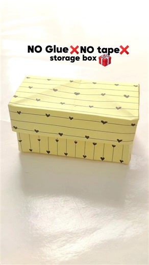Try this quick storage box👀🎁#shorts #quick #diy #storage #box #youtubeshorts
