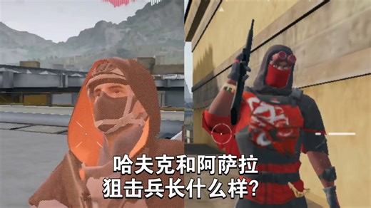 哈夫克和阿萨拉狙击兵长什么样？