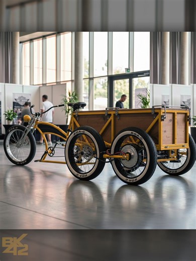 8.7K views · 171 reactions | I’ve been building a custom electric 5-wheel cargo vehicle, and it’s finally coming together! ⚡️ I’m also designing two different electric trike versions—and I’d love your input.  Which trike design looks better to you? Your feedback helps shape the final build! #ElectricBike #CustomBuild #CargoBike #EBikeProject #DIYElectricVehicle #TrikeConversion #BikeEnthusiast #EVCommunity | BK42 Cycles | Facebook