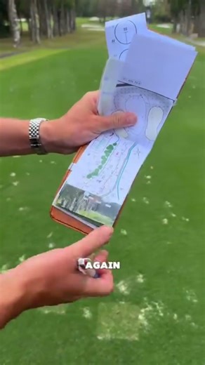 Would you be able to use a Caddie's yardage book? 👀