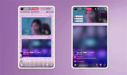 Tiktok Stream Overlay Package Purple Retro Lofi Kawaii - Animated Vertical Livestream Y2K Lilac - Etsy