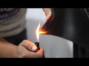 Rubber sheet -Flame retardant Test