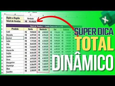 Como Fazer SOMA AUTOMÁTICA no EXCEL | Total Dinâmico na Planilha