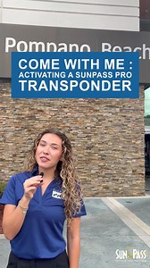 Come with me to activate my SunPass transponder! It’s quick, easy, and gets you moving in minutes! #SunPass #SunPassMove #FloridaTravel | FDOT SunPass