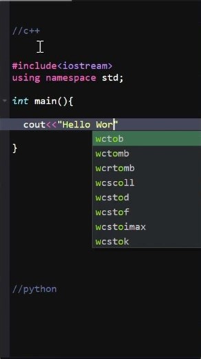C++ vs Python | #coding #programming #code #python #dsa