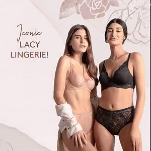 9.4K views · 29 reactions | The season of celebrations is approaching so make sure you have the perfect fit for all the festivities to come!  Feel pretty in the iconic Amourette Charm lingerie – designed with unique, stretch-lace that shapes and supports. Shop for the underwired bra that gives your breasts a rounder, natural shape, or choose the light-weight bralette for a seamless look. https://cutt.ly/rYjInAX #TriumphLingerie #TogetherWeTriumph #PerfectFit | Triumph | Facebook