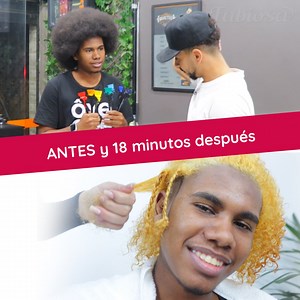 Él se tiñó el pelo para que la cita fuera bien. | Fabiosa Español