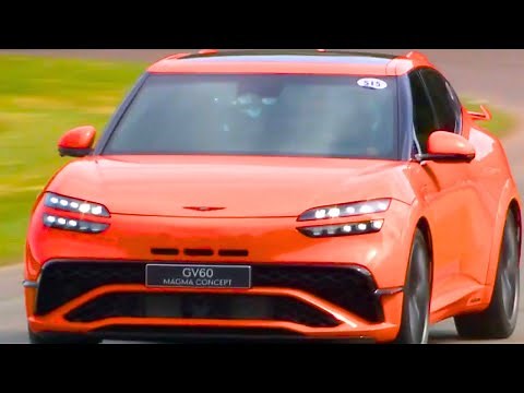 Genesis GV60 Magma Concept Shines at Goodwood Festival of Speed