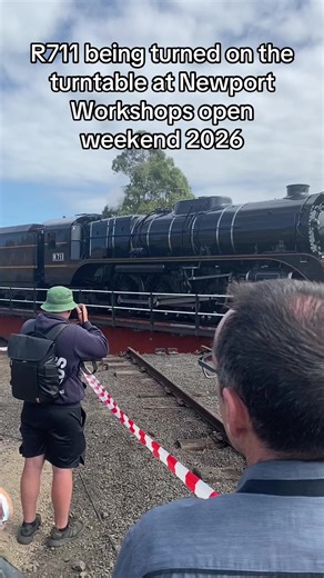 This afternoon at the Newport Workshops open weekend, we got to watch R711 being turned on the turntable. It was such a great day and was so worth it. Just want to add something. Some of us are short while others are taller. With that being said, if you see someone with their phone or a camera out recording something like this, try to avoid walking and stopping directly in front of them. It stops those affected from enjoying that view. Events like this try to cater to everyone by providing lots 