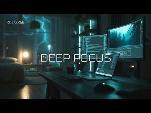 Calm coding lofi mix - Deep focus programming music ~ Chill coding vibes & Rain sounds
