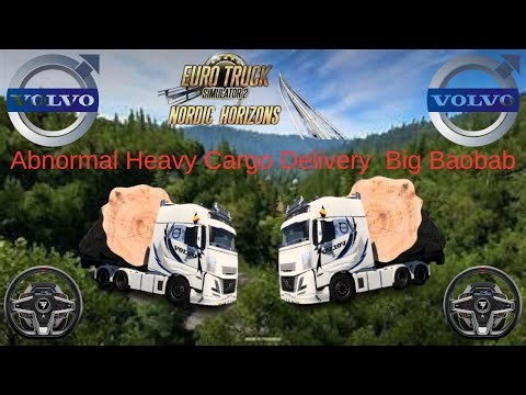 ETS2 Abnormal Heavy Cargo Delivery Big Baobab