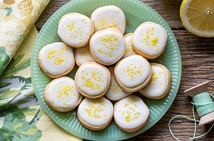 Lemon Shortbread Cookies