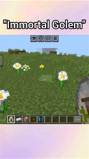 Minecraft Immortal Golem | Minecraft bedrock edition #minecraft @TrimukhZone #shorts