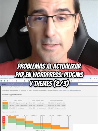 Problemas al actualizar PHP en WordPress: plugins y themes (2/3) Evita a los hackers actualizando automáticamente WordPress y PHP. Cómo hacerlo paso a paso. ***Vídeo completo en https://www.tiktok.com/@antoniogonzaleztrei/video/7418486514696359201*** #actualizarPHP #WordPress #plugins #themes #posicionamientoweb #marketingdigital #SEOTips #SEOparaprincipiantes #TrucoDiario #UnVideoCadaDia #RetoDiario Un vídeo al día con un truco de Google o IA.  1 millón de visitas/mes a los vídeos: visitas deta