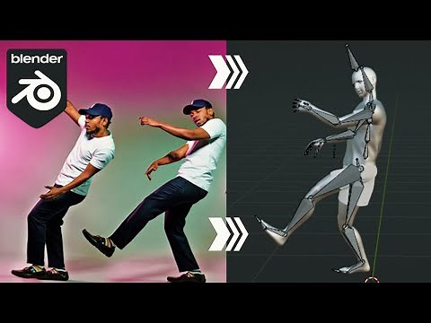 Copy and Paste MOTION from VIDEO to 3D Characters ! | Daz to Blender MOCAP Retargeting