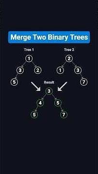 LeetCode 617 - Merge Two Binary Trees | Python | Visually Explained
