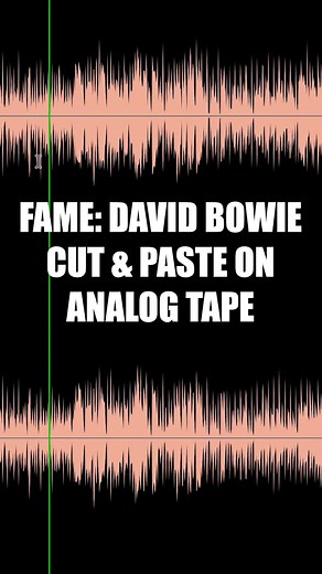 Fame - David Bowie: Cut & Paste on analog tape. Fame - David Bowie Released 1975 Writers: David Bowie, Carlos Alomar, John Lennon Producers: Harry Maslin, David Bowie David Bowie – lead vocals, rhythm guitar, piano, percussion John Lennon – backing vocals, acoustic guitar Carlos Alomar – lead and rhythm guitars Earl Slick – rhythm guitar Emir Ksasan – bass Dennis Davis – drums, vibraslap #musicproduction #drumming #davidbowie #fame