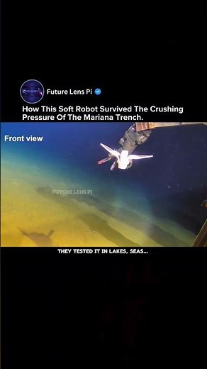 Soft Robot Conquers the Mariana Trench Revolutionary Deep-Sea Technology #robot #shorts #technology