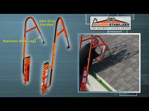 Bighorn Stabilizer for Extension Ladders - The Ultimate Ladder Bridge