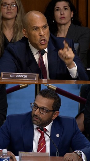 See heated exchange between Cory Booker and Kash Patel