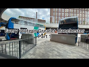 Every Internal Bus Route in Greater Manchester, Part 1 (Rules in description)