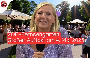 🎉 Der ZDF-Fernsehgarten 2025 ist zurück! Am Sonntag, den 4. Mai um 12:00 Uhr, startet Andrea Kiewel live aus Mainz in eine ganz besondere Saison – zum 25. Mal moderiert sie die Kultsendung! In diesem Video erfährst du alles über die spektakuläre Auftaktshow mit diesen Stars: 🌟 Giovanni Zarrella 🌟 Thomas Anders („40 Jahre Modern Talking“) 🌟 Ross Antony 🌟 Marcus & Martinus 🌟 Iggi Kelly 🌟 Loona 🌟 Lorenz Büffel (Star Wars Day!) 🌟 Comedian Kaya Yanar 🌟 Koch-Legende Armin Roßmeier 🌟 Die Mag