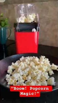 Top Affordable Popcorn Maker You MUST Try! | Demo. Product link in Description