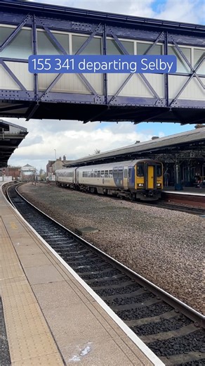 Northern Class 155 departing Selby