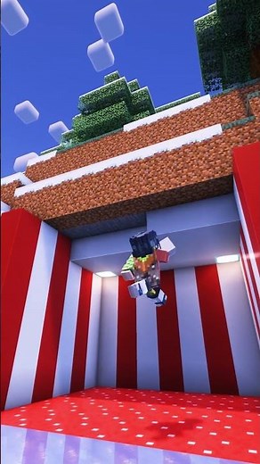 Minecraft Christmas Themed Mountain Base🏠🎅 #shorts