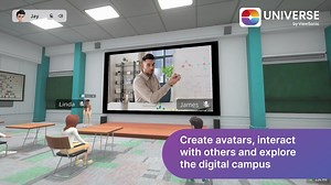 Embark on an Educational Journey! With Universe, venture into virtual learning spaces, interact with your class using personalized avatars, and experience seamless online collaboration that feels just like being in a physical classroom. #TechTrends #Networking #SmartTech #TechIndustry #TechInnovations #InnovativeIdeas #TechCommunity #viewsonic #viewsonicindia #performance #buynow #newtechnology #TechForGood #universe #metaverse #education | ViewSonic