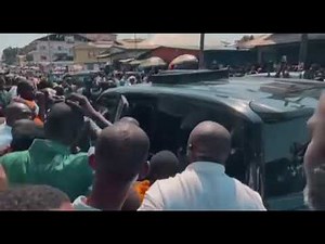 How Liberians Bid Farewell to George Weah When He Visited the Newport Street Mosque?