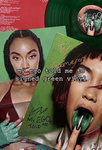my second copy of my ego told me to! signed by leigh anne at her signing in cardiff!! so happy that i was able to meet her, she was amazing!! i got the green one was i expected to get the clear one from banquet but a bit of a mix up there!! #leighanne #myegotoldmeto #vinyl #vinylcollector #vinylcollection @Leigh-Anne