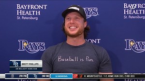 23 reactions | Brett Phillips on the big Tampa Bay Rays walk-off win! #RaysUp | FanDuel Sports Network Florida & Sun | Facebook