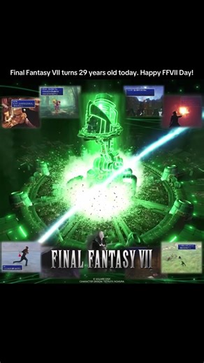 In a city shimmering with mako's glow, a battle begins to protect the life of the planet… Final Fantasy VII turns 29 years old today. Happy FFVII Day! #RetroGamers #finalfantasy #finalfantasyvii #GamingMemories #RetroGamingLife