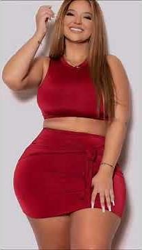 Pick out the perfect red clothes suitable to your plus size and your skin #Shorts